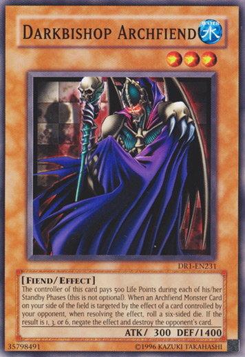Darkbishop Archfiend [DR1-EN231] Common | Pegasus Games WI