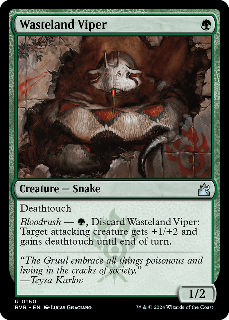 Wasteland Viper [Ravnica Remastered] | Pegasus Games WI