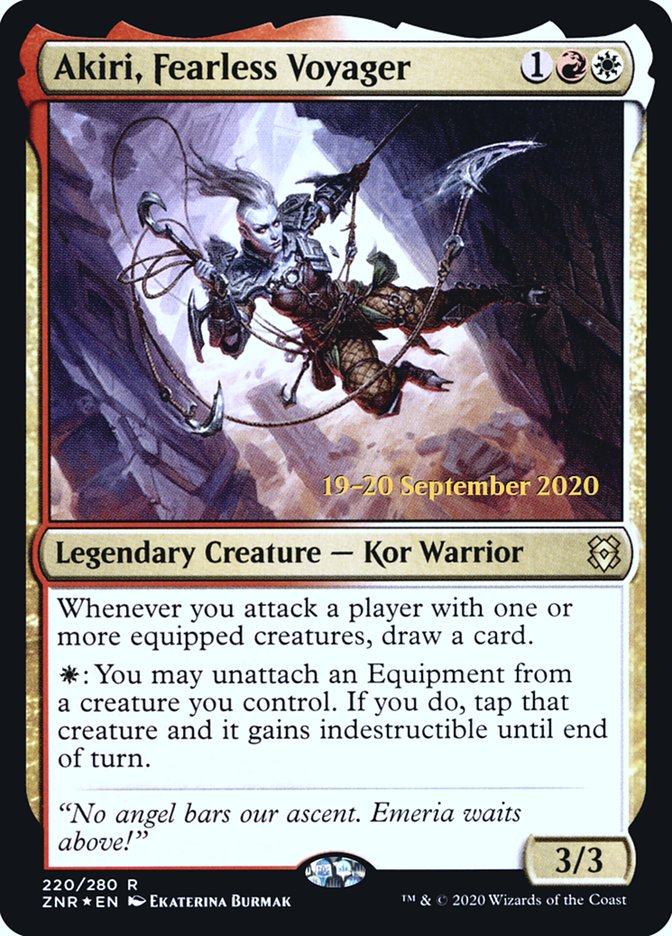 Akiri, Fearless Voyager [Zendikar Rising Prerelease Promos] | Pegasus Games WI