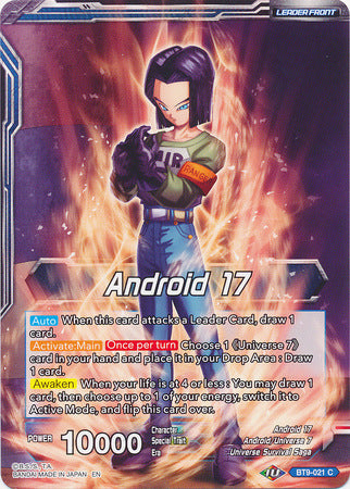 Android 17 // Android 17, Universal Guardian [BT9-021] | Pegasus Games WI