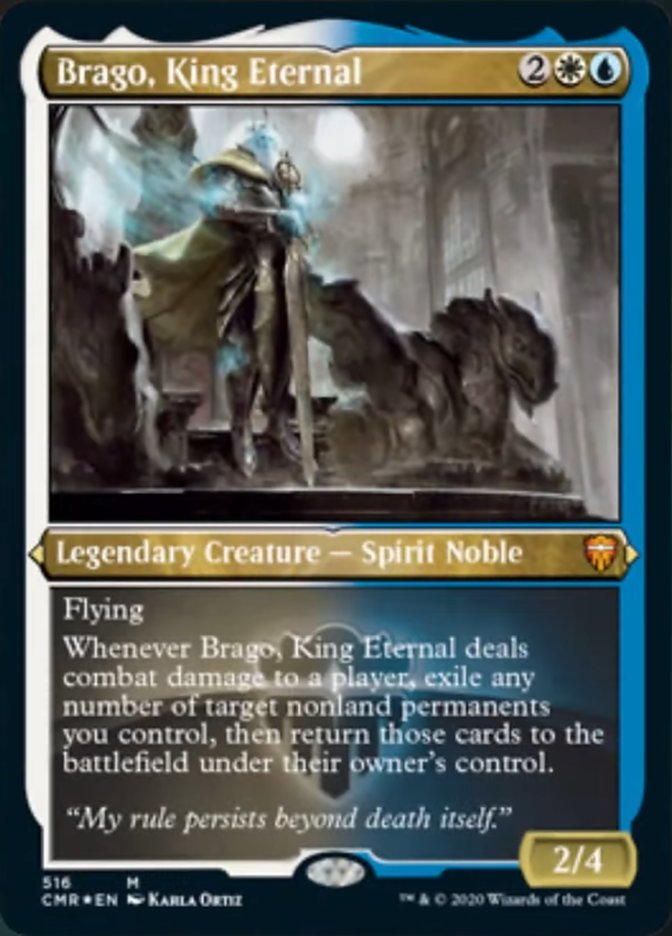 Brago, King Eternal (Etched) [Commander Legends] | Pegasus Games WI