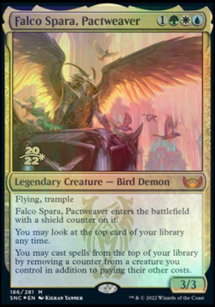 Falco Spara, Pactweaver [Streets of New Capenna Prerelease Promos] | Pegasus Games WI