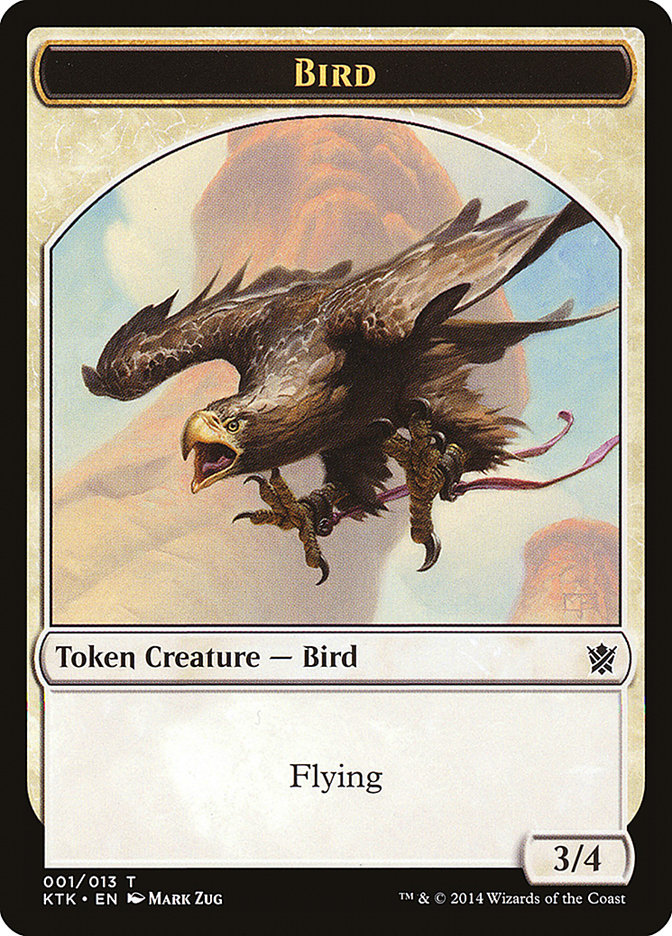 Bird Token [Khans of Tarkir Tokens] | Pegasus Games WI