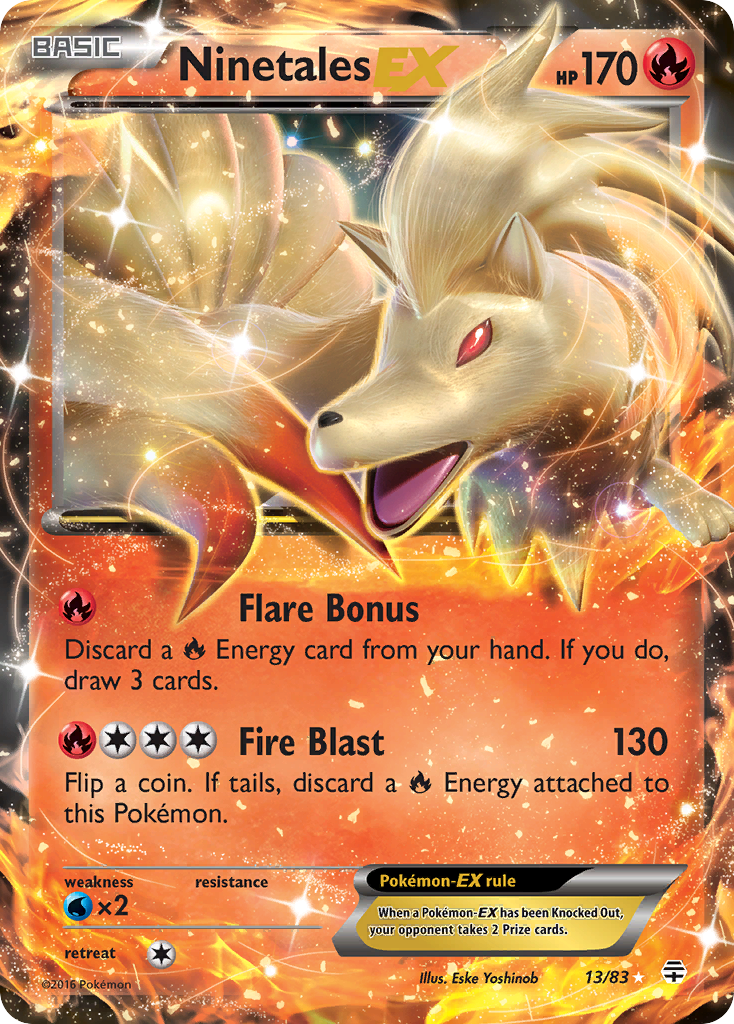 Ninetales EX (13/83) [XY: Generations] | Pegasus Games WI