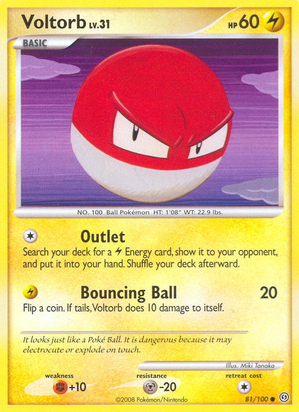 Voltorb (81/100) [Diamond & Pearl: Stormfront] | Pegasus Games WI