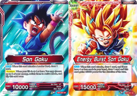 Son Goku // Energy Burst Son Goku [BT4-001] | Pegasus Games WI