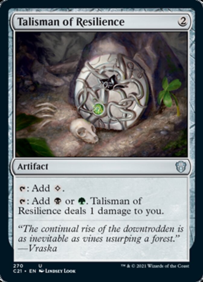 Talisman of Resilience [Commander 2021] | Pegasus Games WI