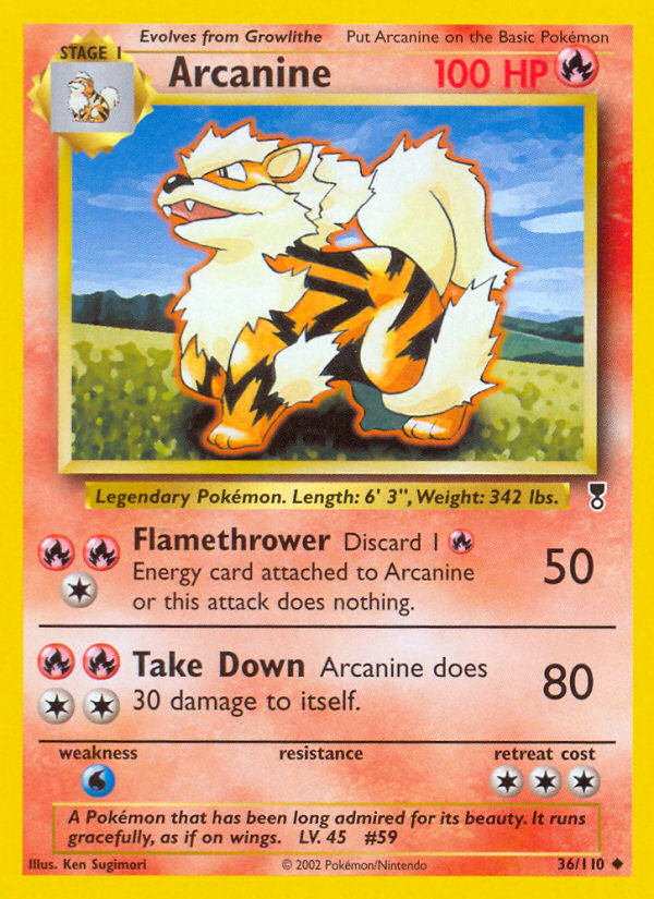 Arcanine (36/110) [Legendary Collection] | Pegasus Games WI