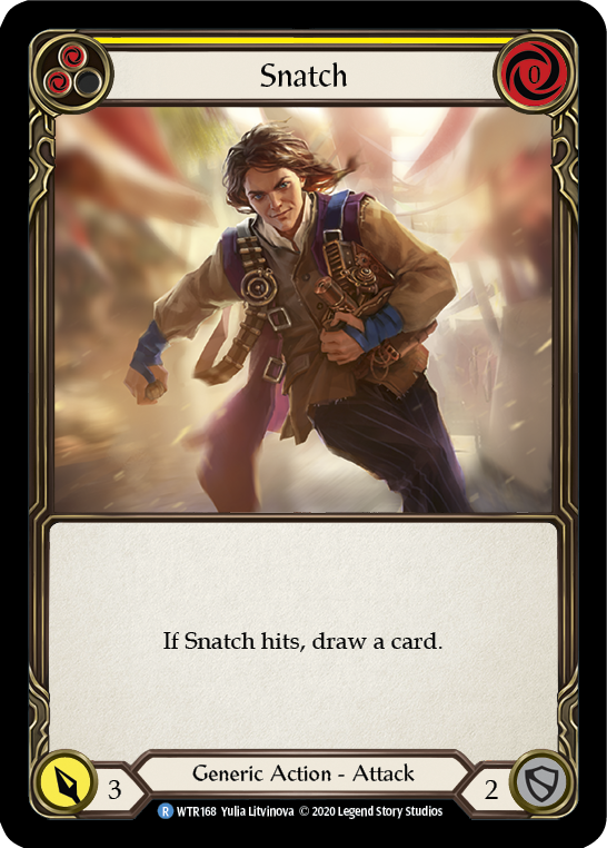 Snatch (Yellow) [U-WTR168] (Welcome to Rathe Unlimited)  Unlimited Rainbow Foil | Pegasus Games WI