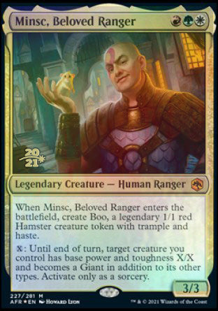 Minsc, Beloved Ranger [Dungeons & Dragons: Adventures in the Forgotten Realms Prerelease Promos] | Pegasus Games WI