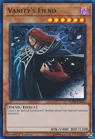 Vanity's Fiend [DUDE-EN034] Ultra Rare | Pegasus Games WI