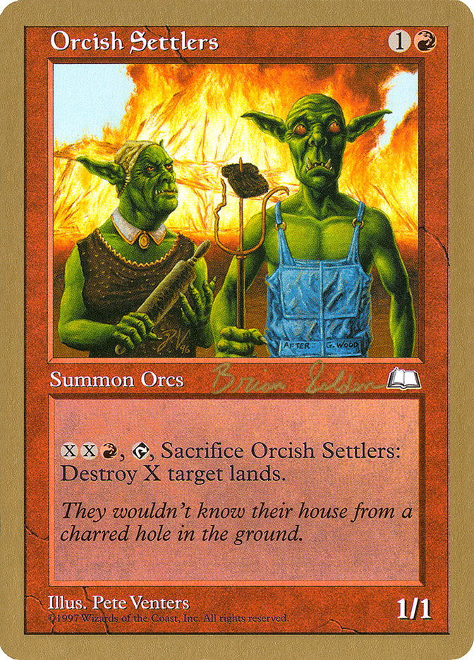 Orcish Settlers (Brian Selden) [World Championship Decks 1998] | Pegasus Games WI