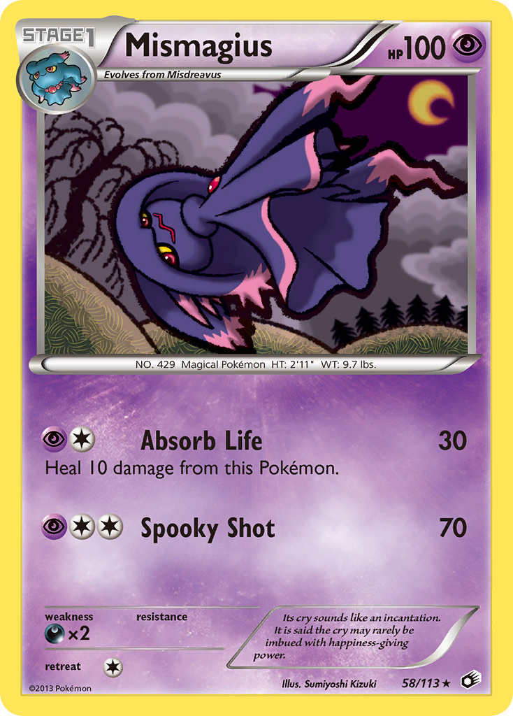 Mismagius (58/113) [Black & White: Legendary Treasures] | Pegasus Games WI