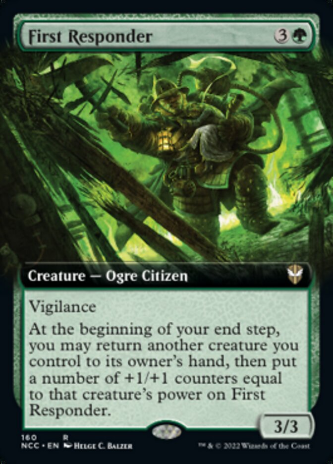 First Responder (Extended Art) [Streets of New Capenna Commander] | Pegasus Games WI