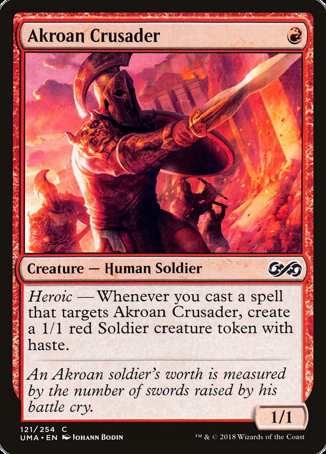 Akroan Crusader [Ultimate Masters] | Pegasus Games WI