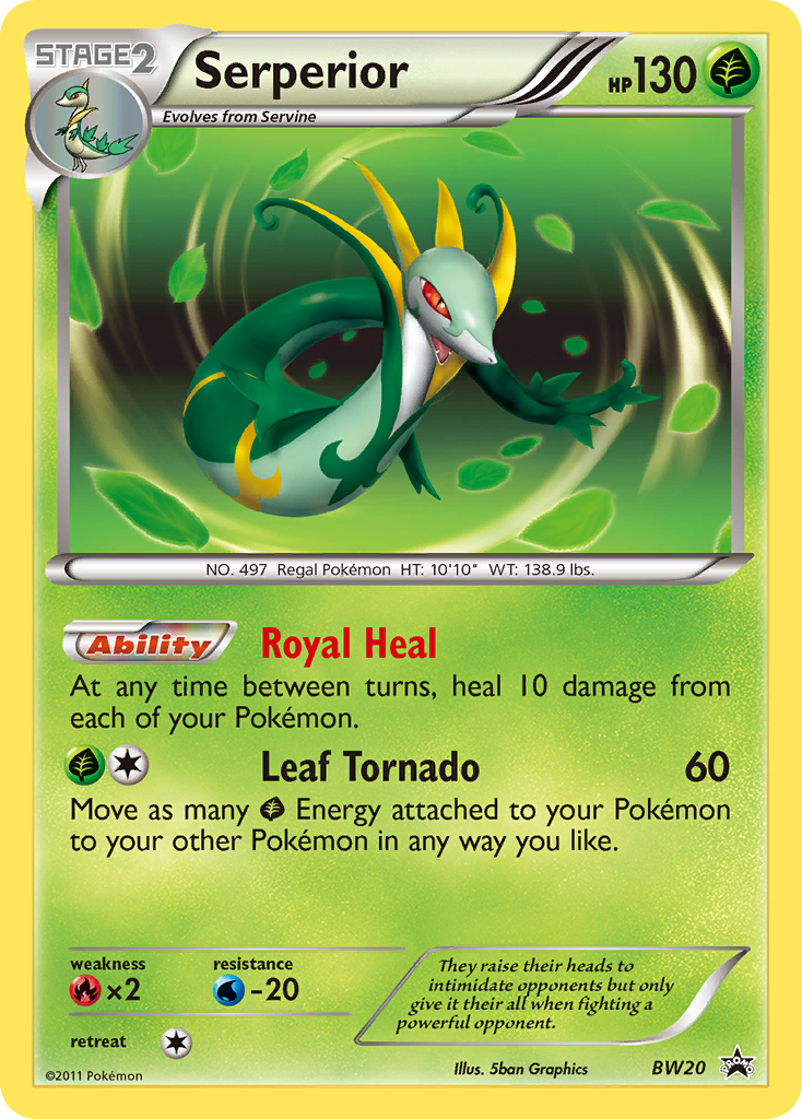 Serperior (BW20) [Black & White: Black Star Promos] | Pegasus Games WI