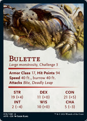 Bulette Art Card (Gold-Stamped Signature) [Dungeons & Dragons: Adventures in the Forgotten Realms Art Series] | Pegasus Games WI