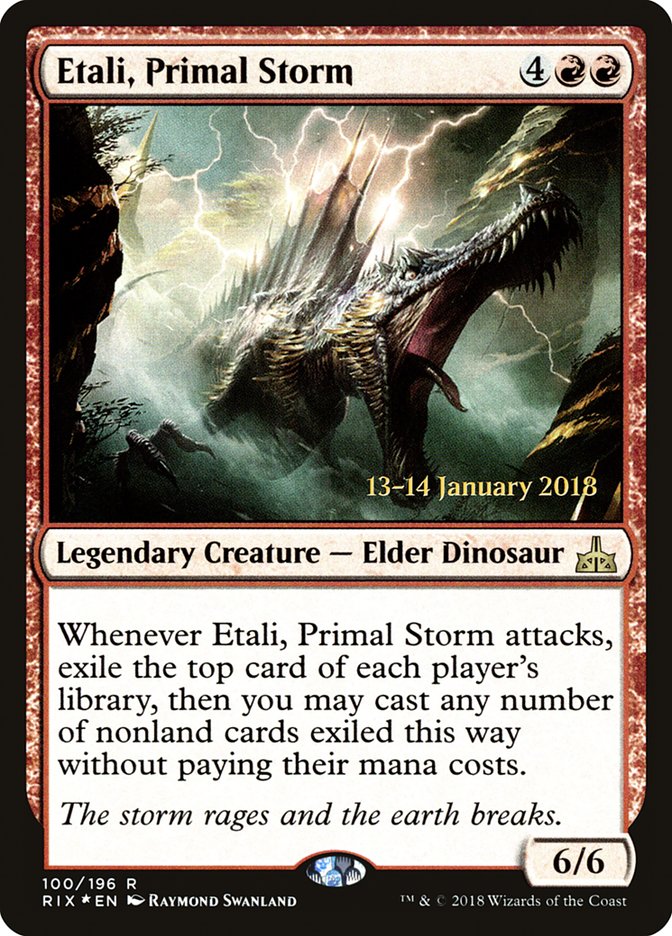 Etali, Primal Storm [Rivals of Ixalan Prerelease Promos] | Pegasus Games WI