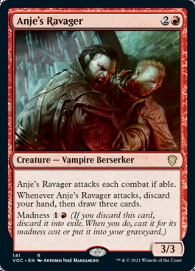 Anje's Ravager [Innistrad: Crimson Vow Commander] | Pegasus Games WI