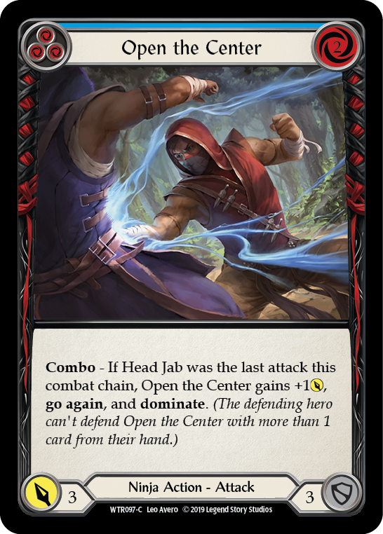 Open the Center (Blue) [WTR097-C] Alpha Print Normal | Pegasus Games WI