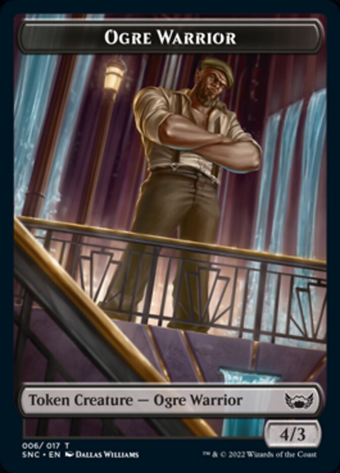 Ogre Warrior // Citizen Double-Sided Token [Streets of New Capenna Tokens] | Pegasus Games WI