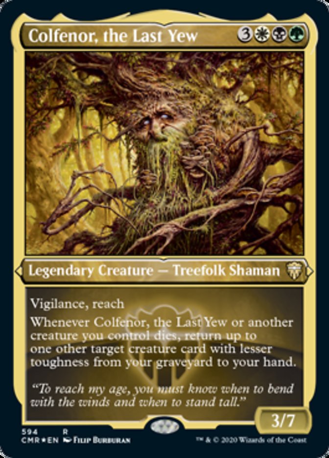 Colfenor, the Last Yew (Etched) [Commander Legends] | Pegasus Games WI