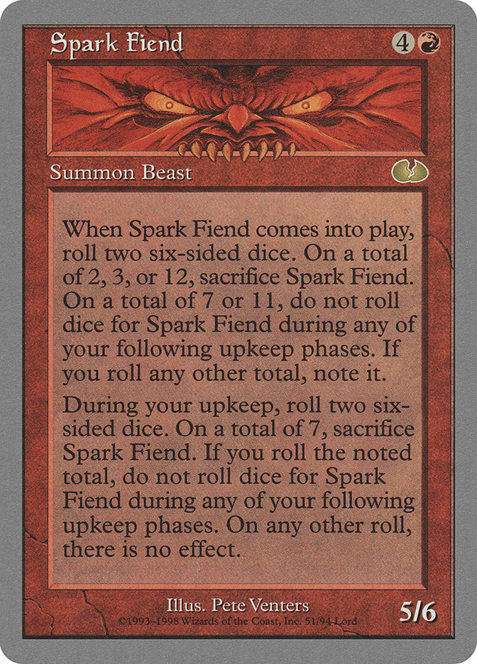 Spark Fiend [Unglued] | Pegasus Games WI
