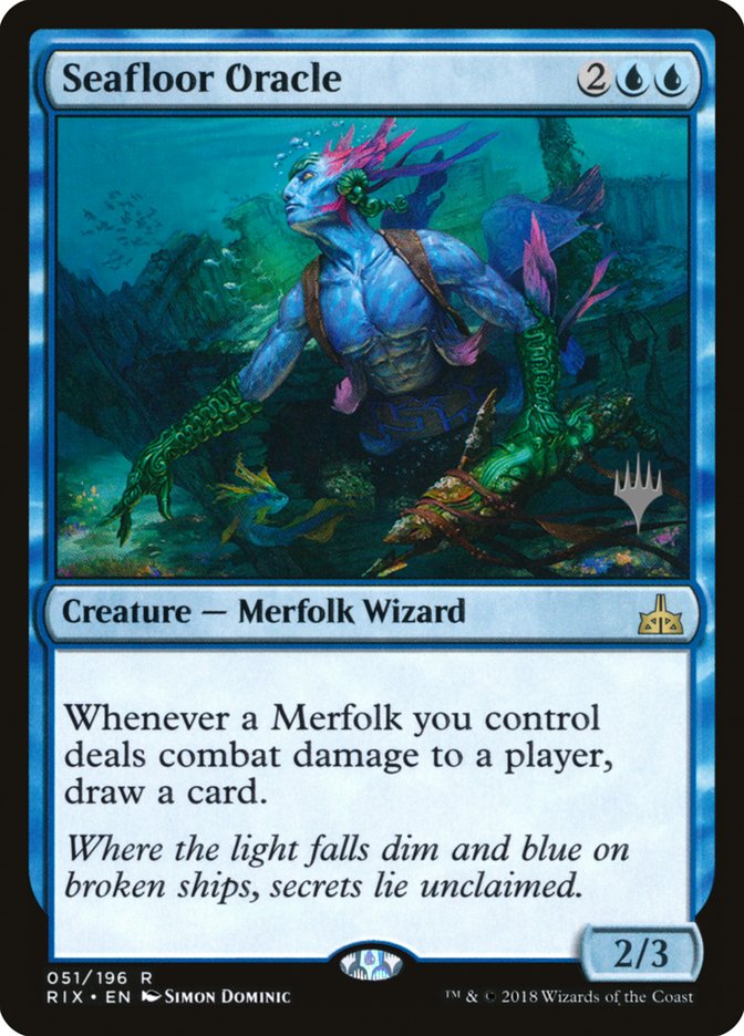 Seafloor Oracle (Promo Pack) [Rivals of Ixalan Promos] | Pegasus Games WI