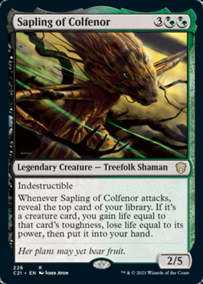 Sapling of Colfenor [Commander 2021] | Pegasus Games WI