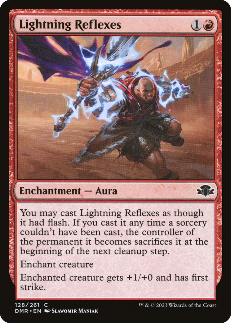 Lightning Reflexes [Dominaria Remastered] | Pegasus Games WI