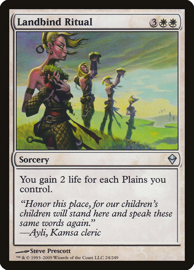 Landbind Ritual [Zendikar] | Pegasus Games WI