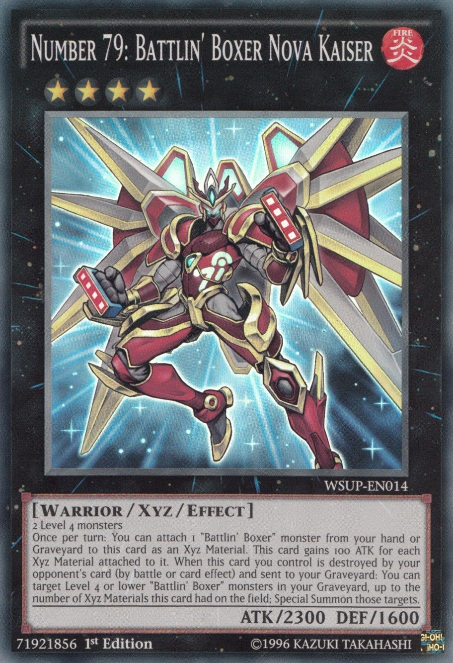 Number 79: Battlin' Boxer Nova Kaiser [WSUP-EN014] Super Rare | Pegasus Games WI