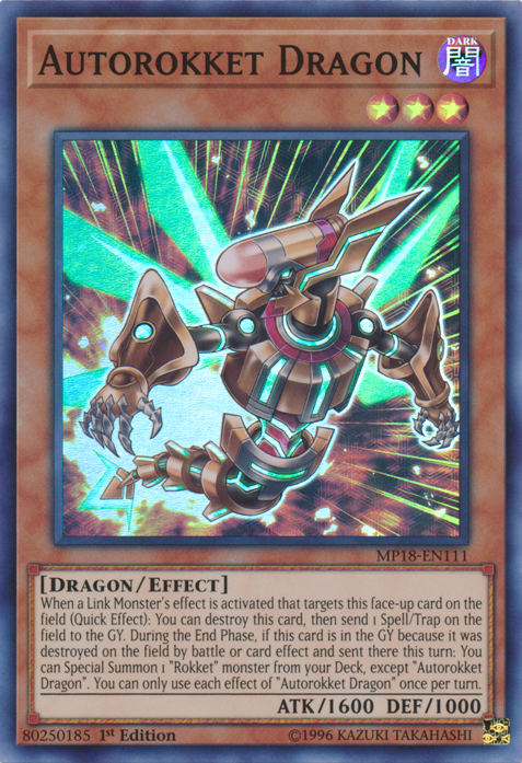 Autorokket Dragon [MP18-EN111] Super Rare | Pegasus Games WI