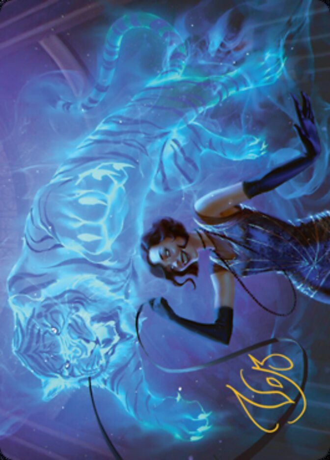 Extravagant Replication Art Card (Gold-Stamped Signature) [Streets of New Capenna Art Series] | Pegasus Games WI