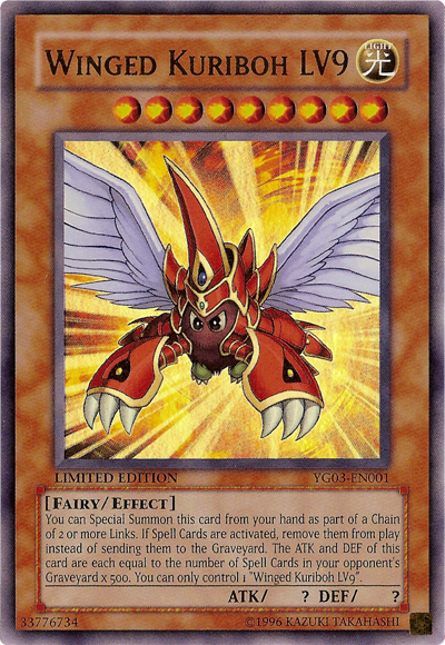 Winged Kuriboh LV9 [YG03-EN001] Ultra Rare | Pegasus Games WI