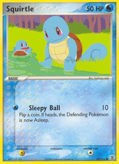 Squirtle (82/112) [EX: FireRed & LeafGreen] | Pegasus Games WI