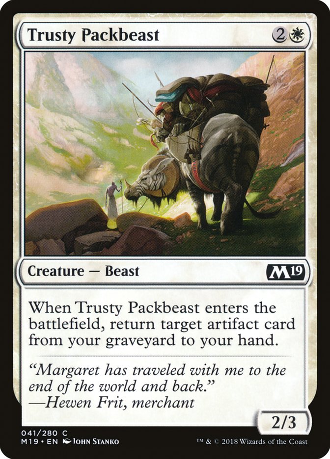 Trusty Packbeast [Core Set 2019] | Pegasus Games WI