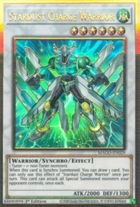 Stardust Charge Warrior [MAGO-EN029] Gold Rare | Pegasus Games WI