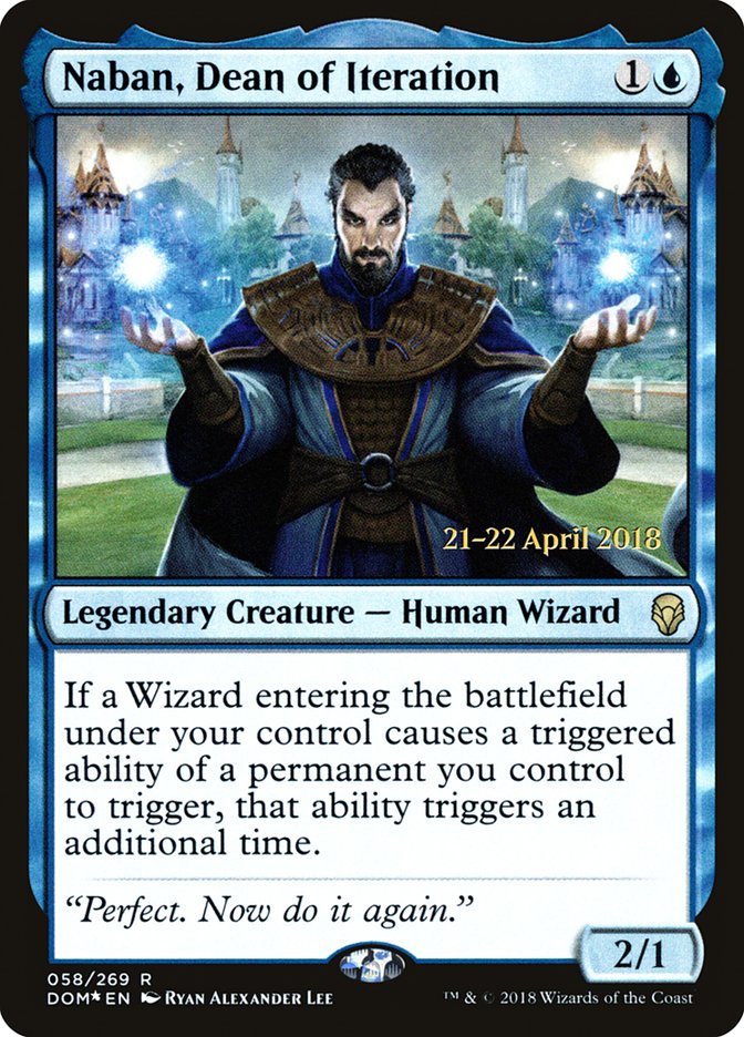 Naban, Dean of Iteration [Dominaria Prerelease Promos] | Pegasus Games WI