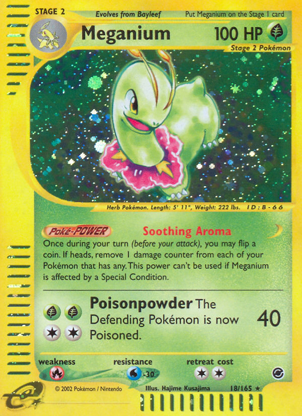Meganium (18/165) [Expedition: Base Set] | Pegasus Games WI