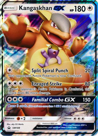 Kangaskhan GX (SM188) (Jumbo Card) [Sun & Moon: Black Star Promos] | Pegasus Games WI