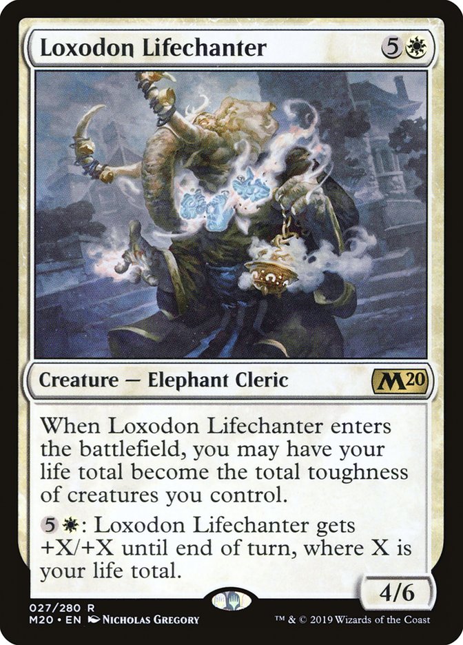 Loxodon Lifechanter [Core Set 2020] | Pegasus Games WI