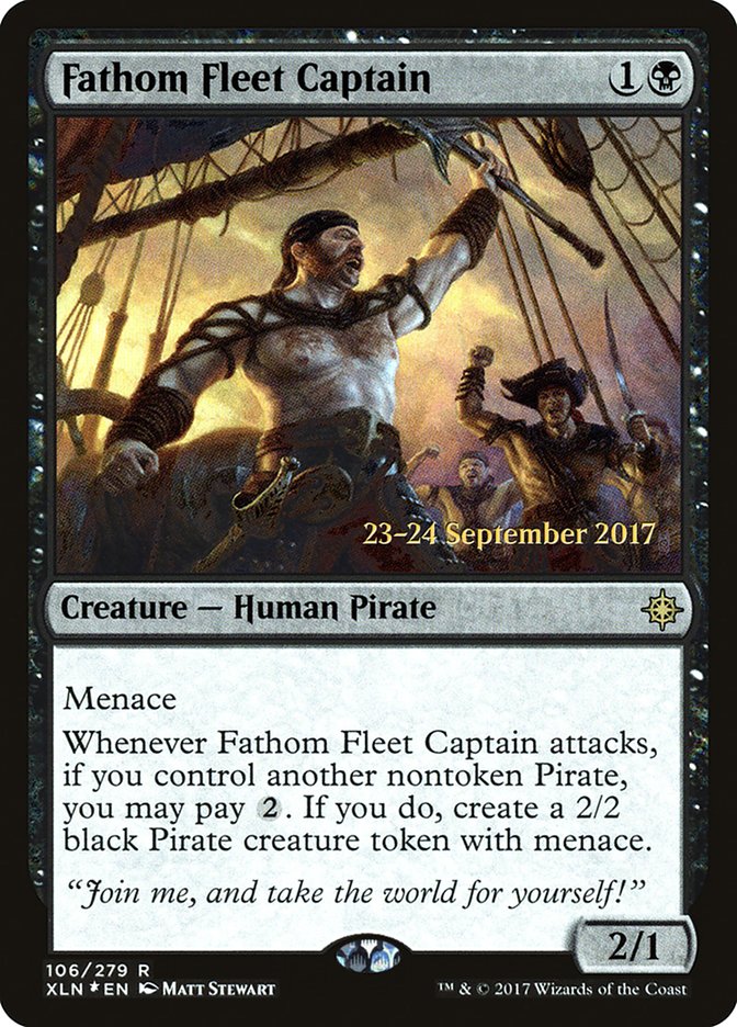 Fathom Fleet Captain [Ixalan Prerelease Promos] | Pegasus Games WI