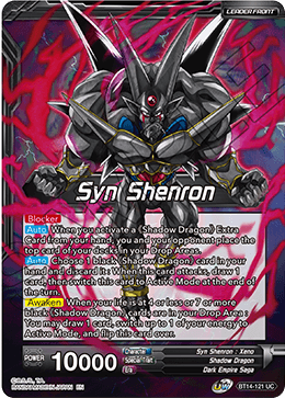 Syn Shenron // Syn Shenron, Resonance of Shadow (BT14-121) [Cross Spirits] | Pegasus Games WI