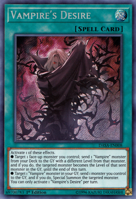 Vampire's Desire [DASA-EN008] Secret Rare | Pegasus Games WI