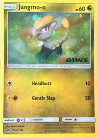 Jangmo-o (75/111) (Cosmos Holo) (EB Games Promo) [Sun & Moon: Crimson Invasion] | Pegasus Games WI