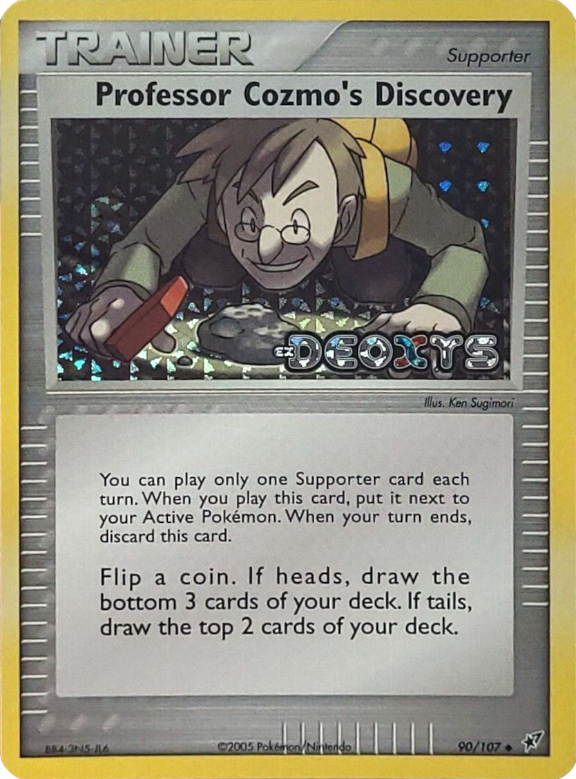 Professor Cozmo's Discovery (90/107) (Stamped) [EX: Deoxys] | Pegasus Games WI