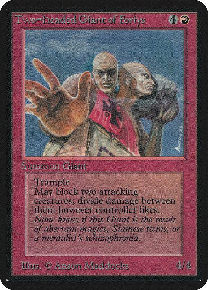 Two-Headed Giant of Foriys [Alpha Edition] | Pegasus Games WI
