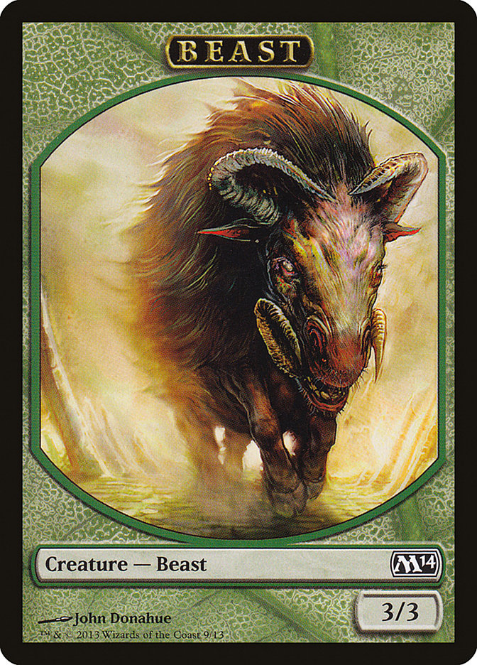 Beast Token [Magic 2014 Tokens] | Pegasus Games WI