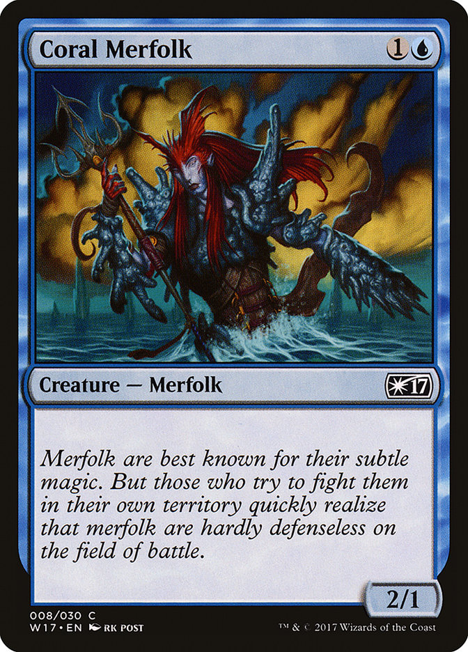 Coral Merfolk [Welcome Deck 2017] | Pegasus Games WI